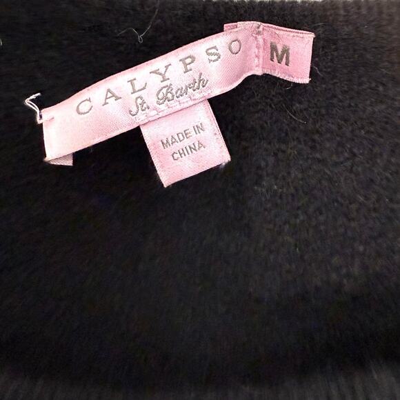 Calypso by St. Barth cashmere poncho size medium - Picture 2 of 5